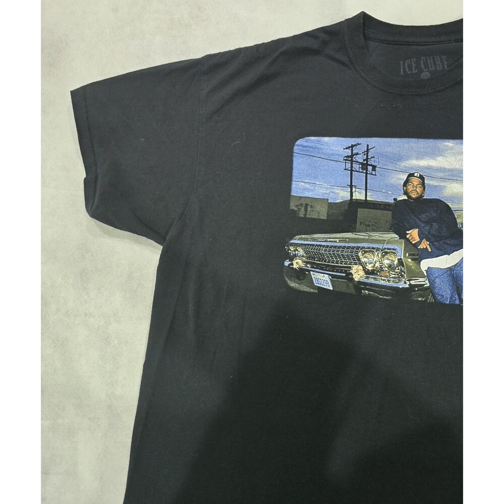 Ice Cube T Shirt Size 2XL Priority Records Men’s Shirt Rapper NWA - Picture 4 of 11